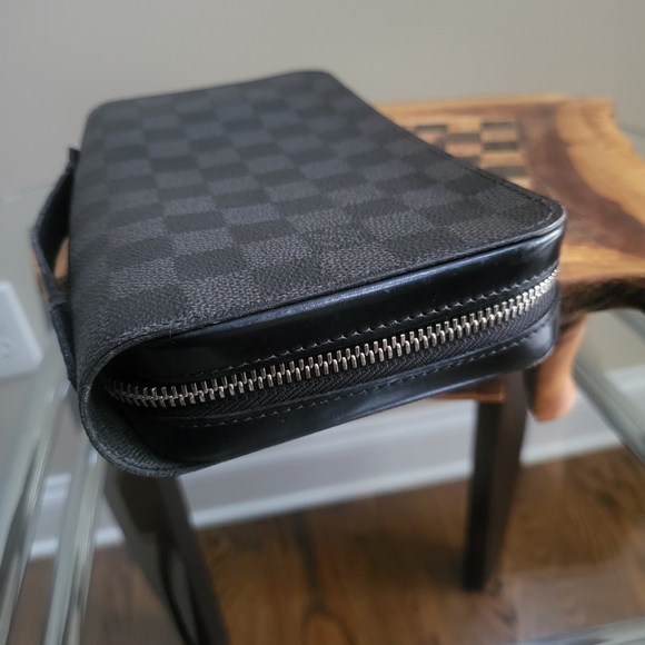 LOUIS VUITTON Zippy XL Long Wallet Travel Case Damier Graphite..w/ COA - Picture 5 of 12